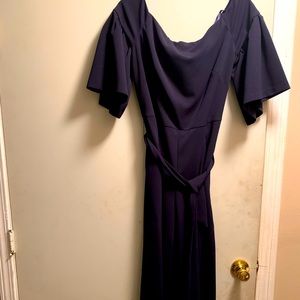 Ralph Lauren navy blue flare legged jumpsuit
